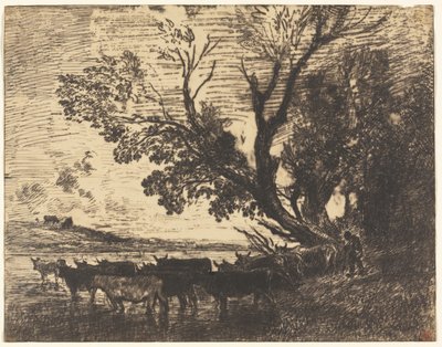 Die Furt von Charles Francois Daubigny