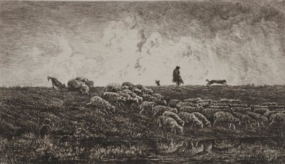 Der Regenschauer von Charles Francois Daubigny