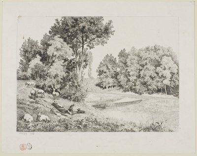 Ansicht von Bas-Meudon von Charles Francois Daubigny