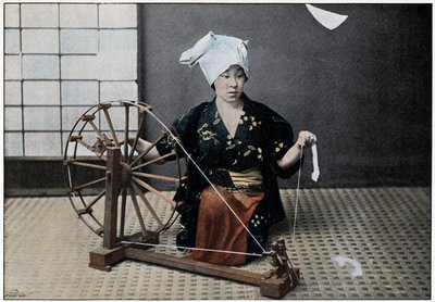 Spinnrad, ca. 1890 von Charles Gillot