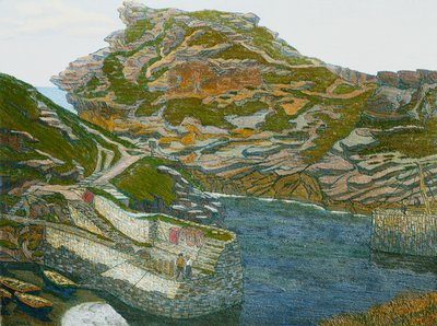 Boscastle Hafen von Charles Ginner