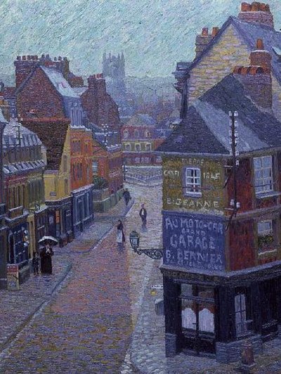 Französische Stadt von Charles Ginner