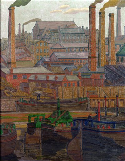 Leeds-Kanal von Charles Ginner