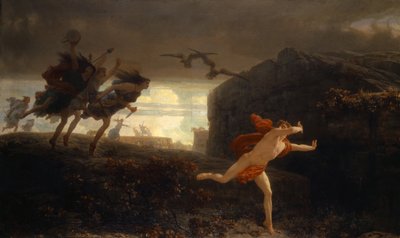Pentheus verfolgt von den Mänaden von Charles Gleyre
