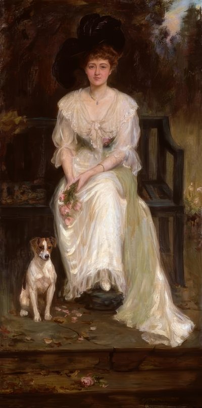 Mrs. Irene Watts, Gemälde von C.G. Anderson von Charles Goldsborough Anderson