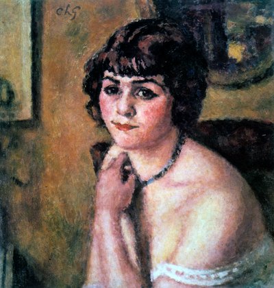 Kopf eines jungen Mädchens, 1909 von Charles Guerin