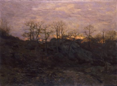 Am Waldrand, Dämmerung von Charles H. Davis