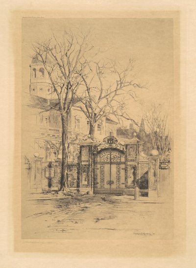 Das Johnson-Tor, Cambridge, Massachusetts von Charles H. Woodbury