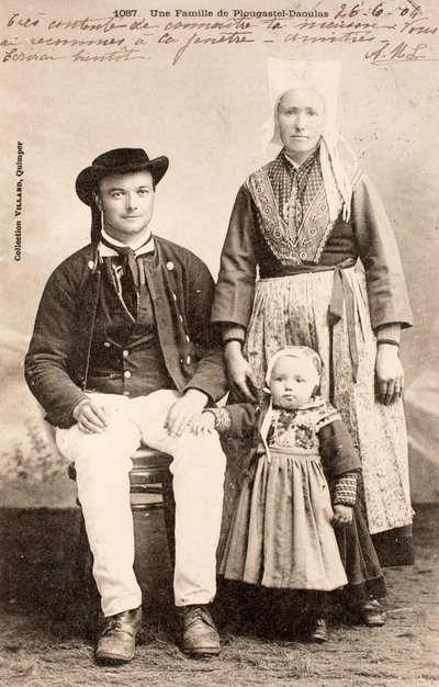 Familie Plougastel Daoulas/Bretagne/Frankreich von Augustus Kollner