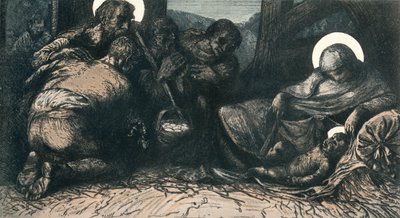 Die Geburt Christi, um 1900 von Charles Holroyd