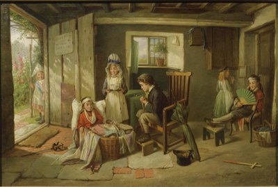 Krankenhaus für verwundete Soldaten, 1886 von Charles Hunt