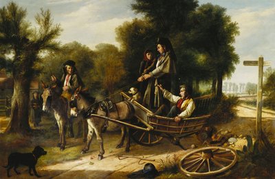 Missgeschick an der Kreuzung, 1880 von Charles Hunt