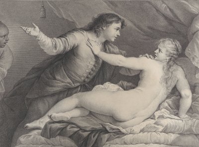 Tarquin und Lucretia, 1752 von Charles Hutin