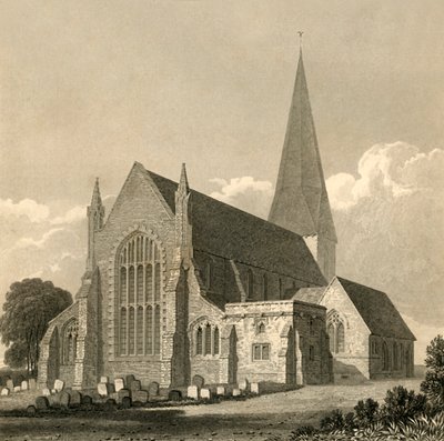 Horsham Kirche, 1835 von Charles J. Smith