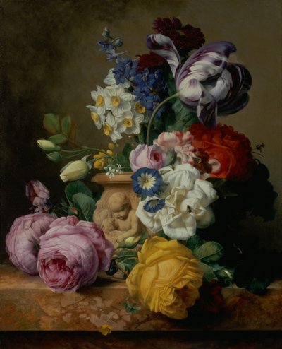 Stillleben mit Blumen von Charles Joseph Node