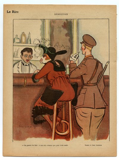 Das Rote Lachen, Satirisch in Farben von Charles Laborde