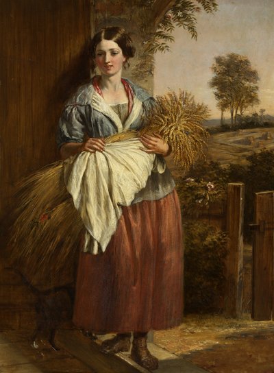 Die Ährenleserin von Charles Landseer