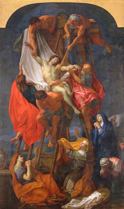Kreuzabnahme, ca. 1680 von Charles Le Brun