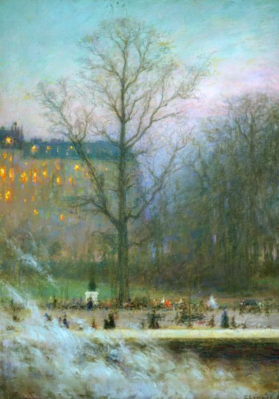 Jardins de Paris, 1920 von Charles Lucien Leandre