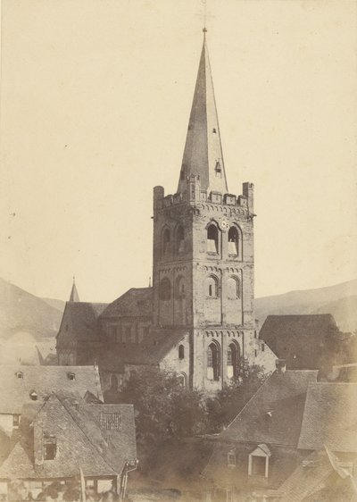 Baccharah: Blick auf die Kirche von Charles Marville