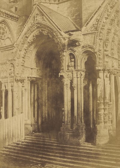 Kathedrale von Chartres. Nordportal. von Charles Marville