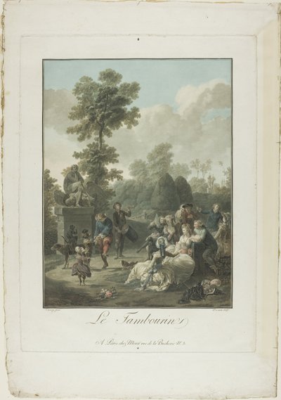 Das Tamburin von Charles Melchior Descourtis
