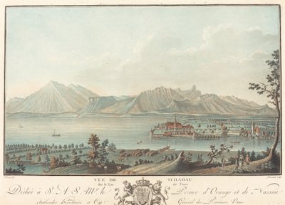 Ansicht von Schadau von Charles Melchior Descourtis