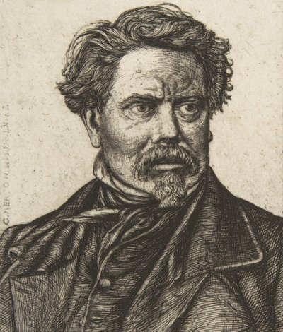 Benjamin Fillon, nach einem Foto von Charles Meryon