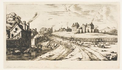 Eingang zum Vorort Saint-Marceau, Paris von Charles Meryon