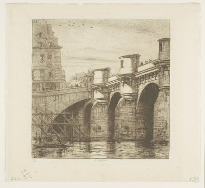 Pont-Neuf, Paris von Charles Meryon