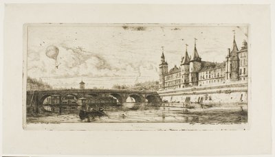 Pont-au-Change, Paris von Charles Meryon