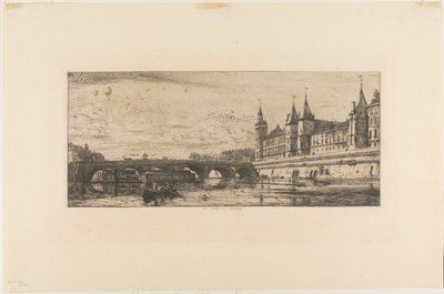 Pont-au-Change, Paris von Charles Meryon