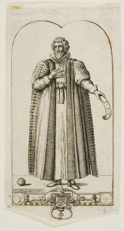 Porträt von François Viète von Charles Meryon