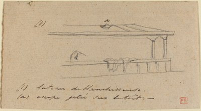 Studie für "Le Petit Pont" von Charles Meryon