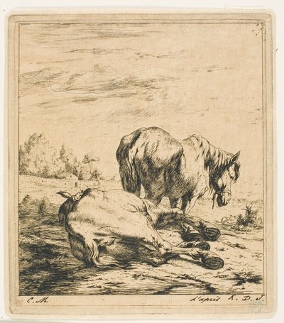 Die zwei Pferde von Charles Meryon