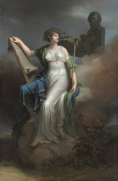 Kalliope, Muse der epischen Poesie von Charles Meynier
