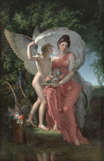 Erato, Muse der lyrischen Poesie, 1800 von Charles Meynier