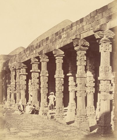 Ansicht der Festung Tughlaqabad von Charles Moravia