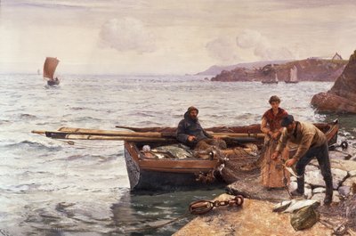 Köder des Krabbenfischers von Charles Napier Hemy