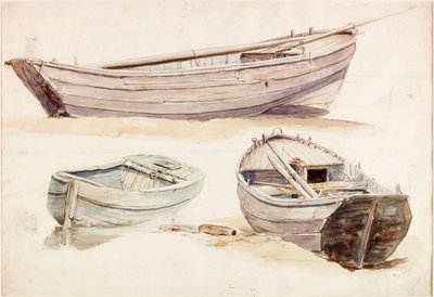 Studien von Lachsbooten von Charles Napier Hemy