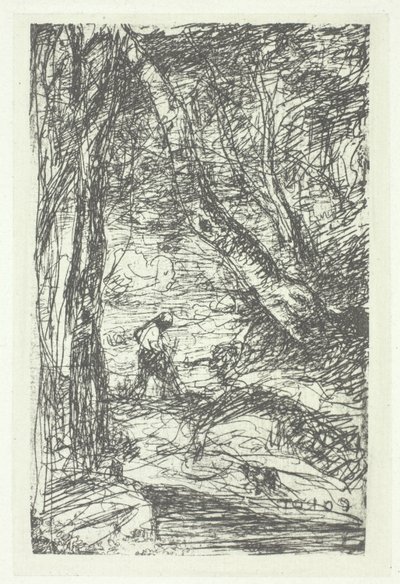 Der Holzfäller von Charles Nègre