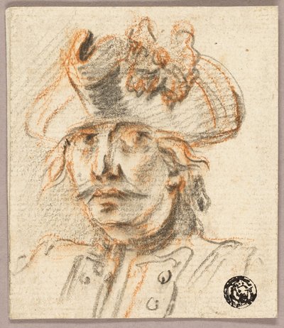 Büste eines Soldaten von Charles Parrocel