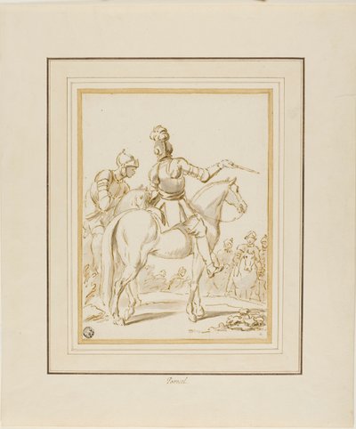 Ritter zu Pferd von Charles Parrocel