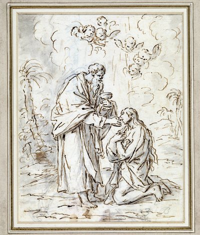 Die letzte Kommunion der Maria Magdalena von Charles Parrocel