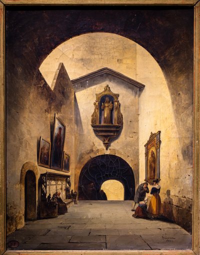 Innenraum des Kreuzgangs von Charles Renoux