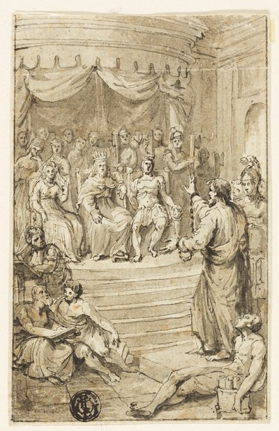 Paulus vor Festus und Agrippa von Charles Reuben Ryley