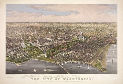 Die Stadt Washington, veröffentlicht 1876 von Charles Richard Parsons