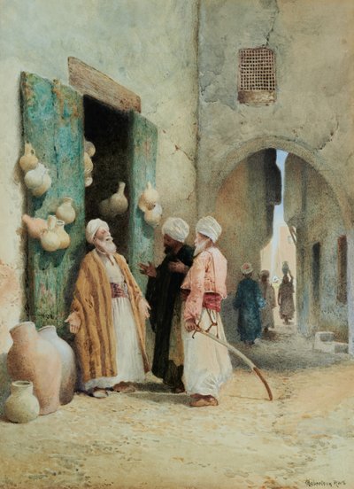 Ein Streit in Kairo von Charles Robertson