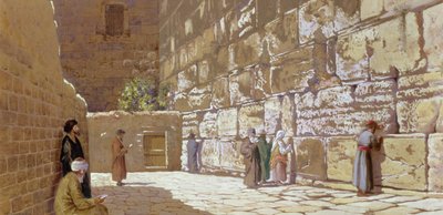Die Klagemauer in Jerusalem, 1872 von Charles Robertson