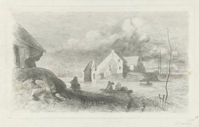 Überschwemmung in Lith von Charles Rochussen